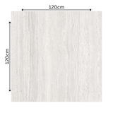 Roma Travertine Bianco 120x120cm 09mm – Matt