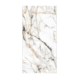 Arebesco Gold Marble-Look Porcelain Slab – White, 80×320cm / 120×240cm,09mm