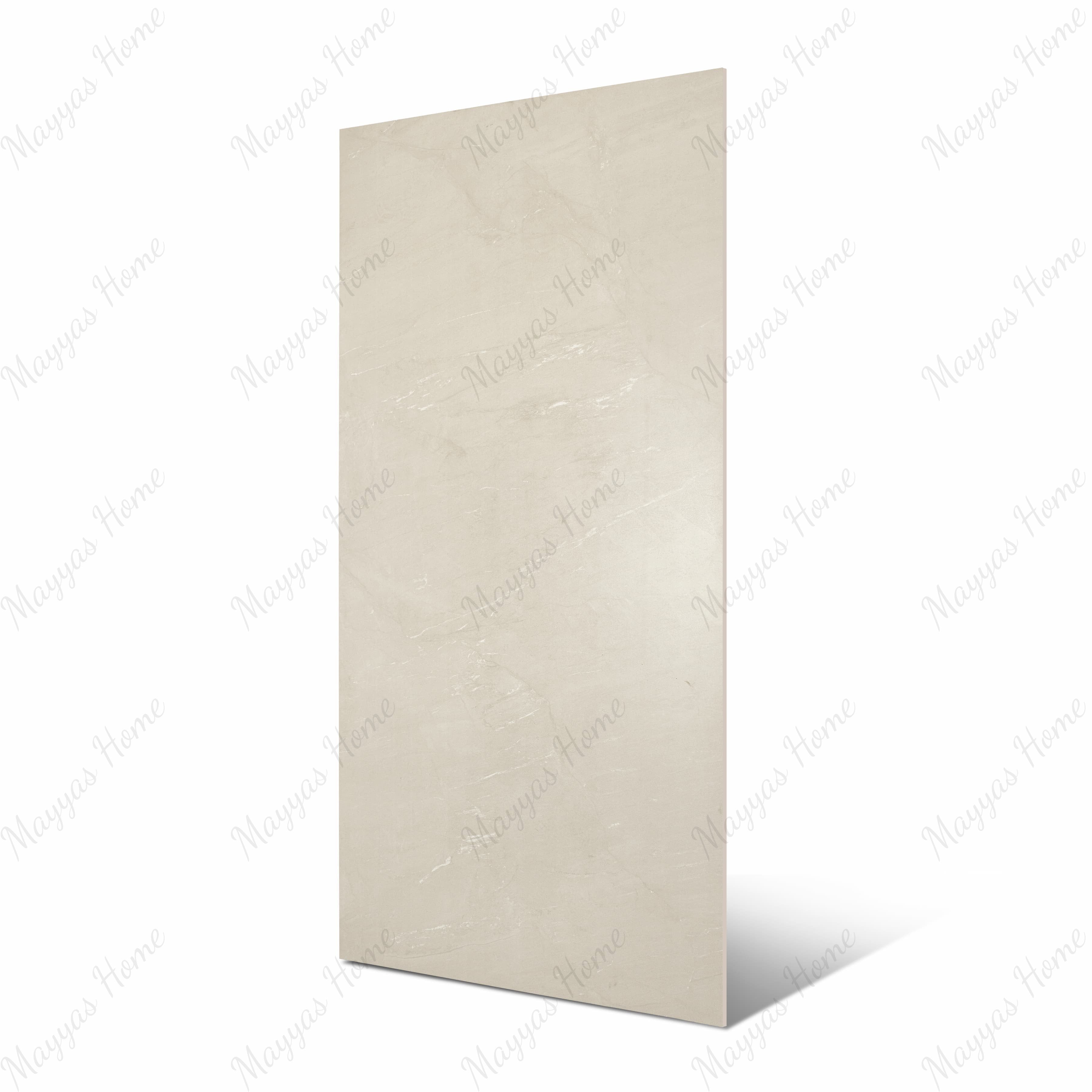Element Cotano Dust porcelain slab flat view showing pale cream-beige surface with delicate misty veining and natural tonal variation