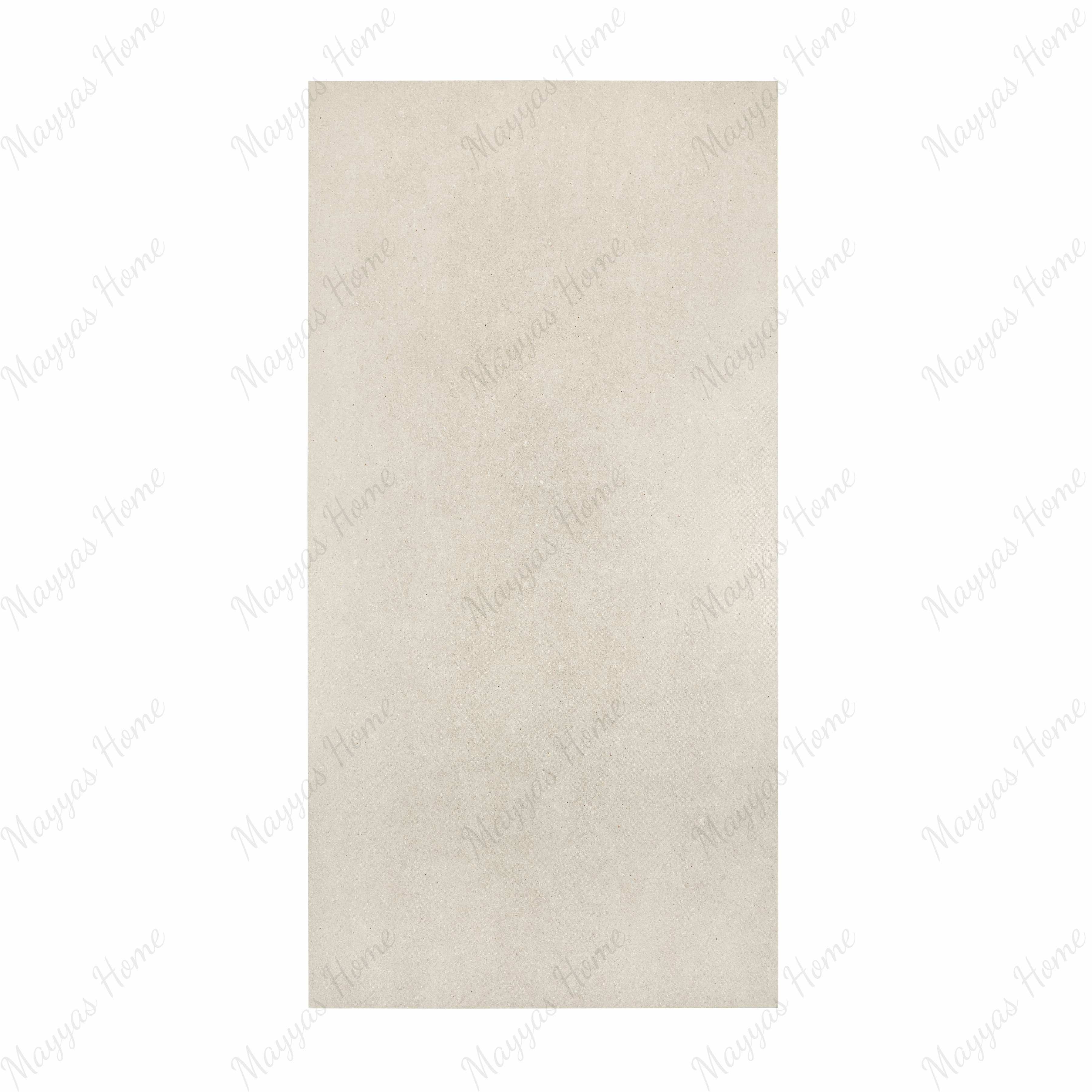 Element Arsenica Ivory porcelain slab displayed on easel against luxury backdrop showing minimalist ivory concrete-look surface for UAE interior design