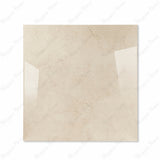 Marfil Pearl glossy porcelain tile 120x120cm displayed on easel against luxury marble backdrop for UAE interior design