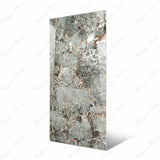 Gronza White 120x240cm book-match glossy tile with soft veining and mirrored elegance. Perfect for luxury walls, floors, and modern interiors.