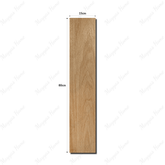 Buy 1807-K 15x80cm parquet porcelain tiles. 9mm thick, light wood look tiles for stylish bedrooms, kitchens & living rooms. Durable flooring in UAE.