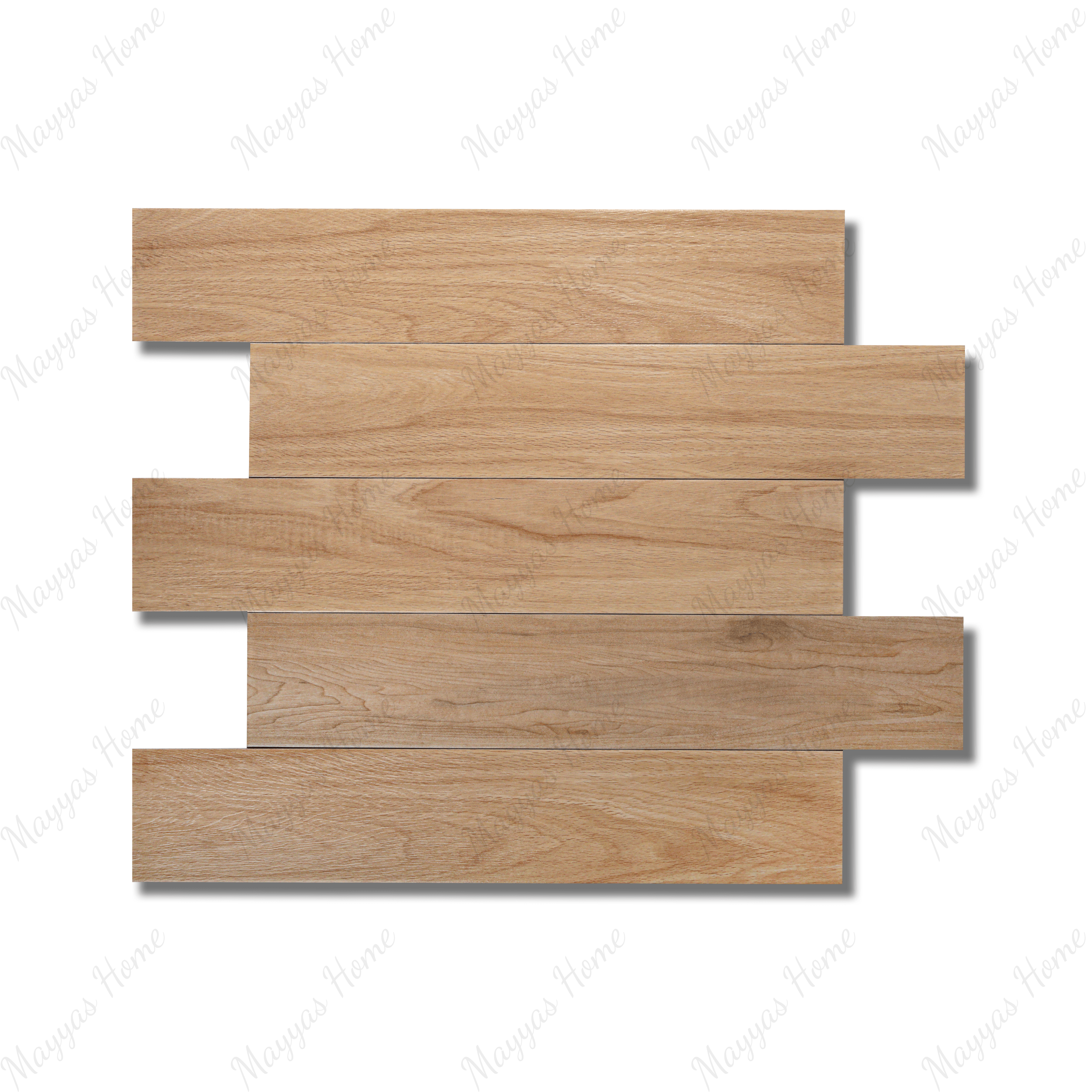 Buy 1807-K 15x80cm parquet porcelain tiles. 9mm thick, light wood look tiles for stylish bedrooms, kitchens & living rooms. Durable flooring in UAE.
