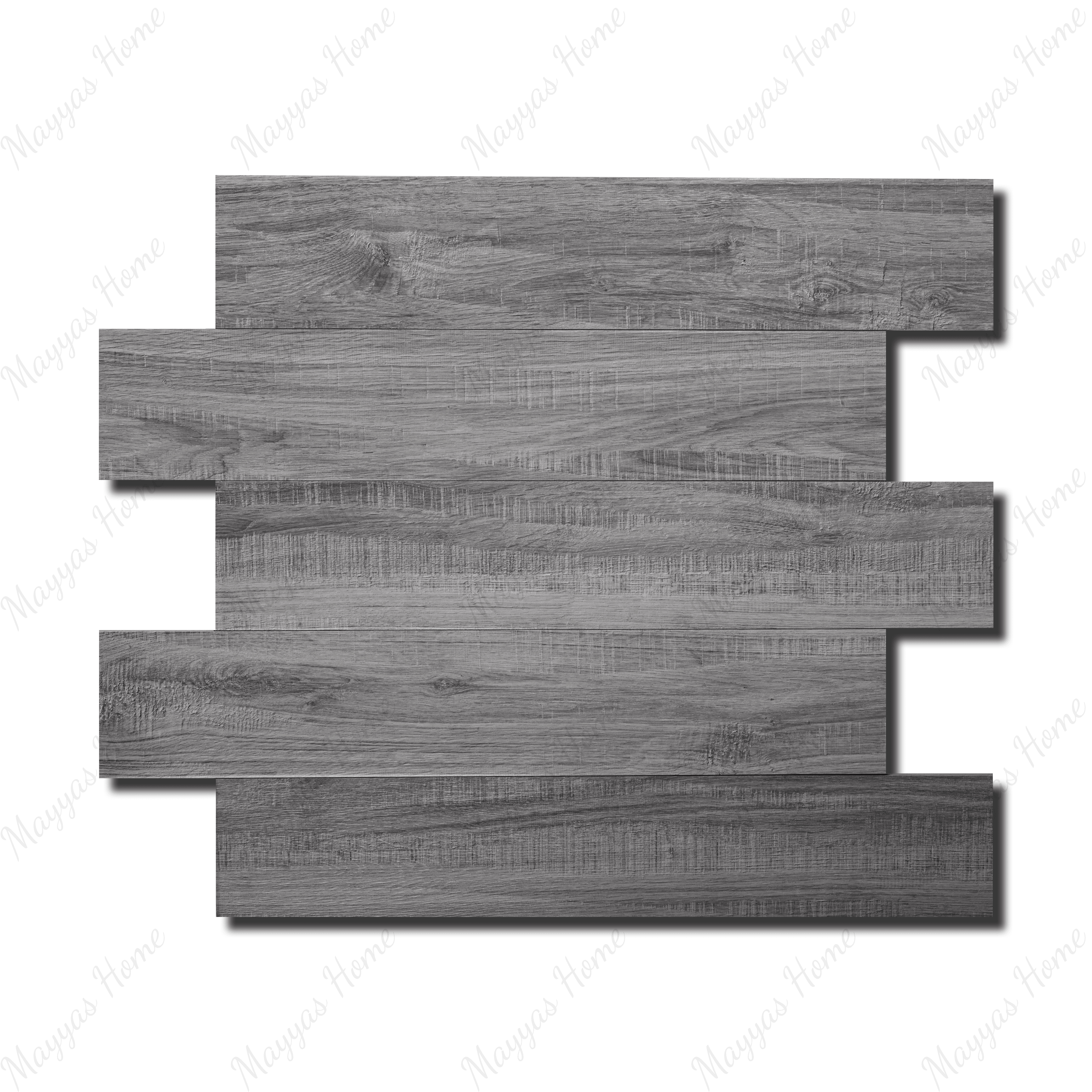 Discover 1811-K 15x80cm porcelain parquet tiles in grey wood look. 9mm thick, stylish and durable indoor floor tiles for bedrooms, kitchens & living rooms in UAE.