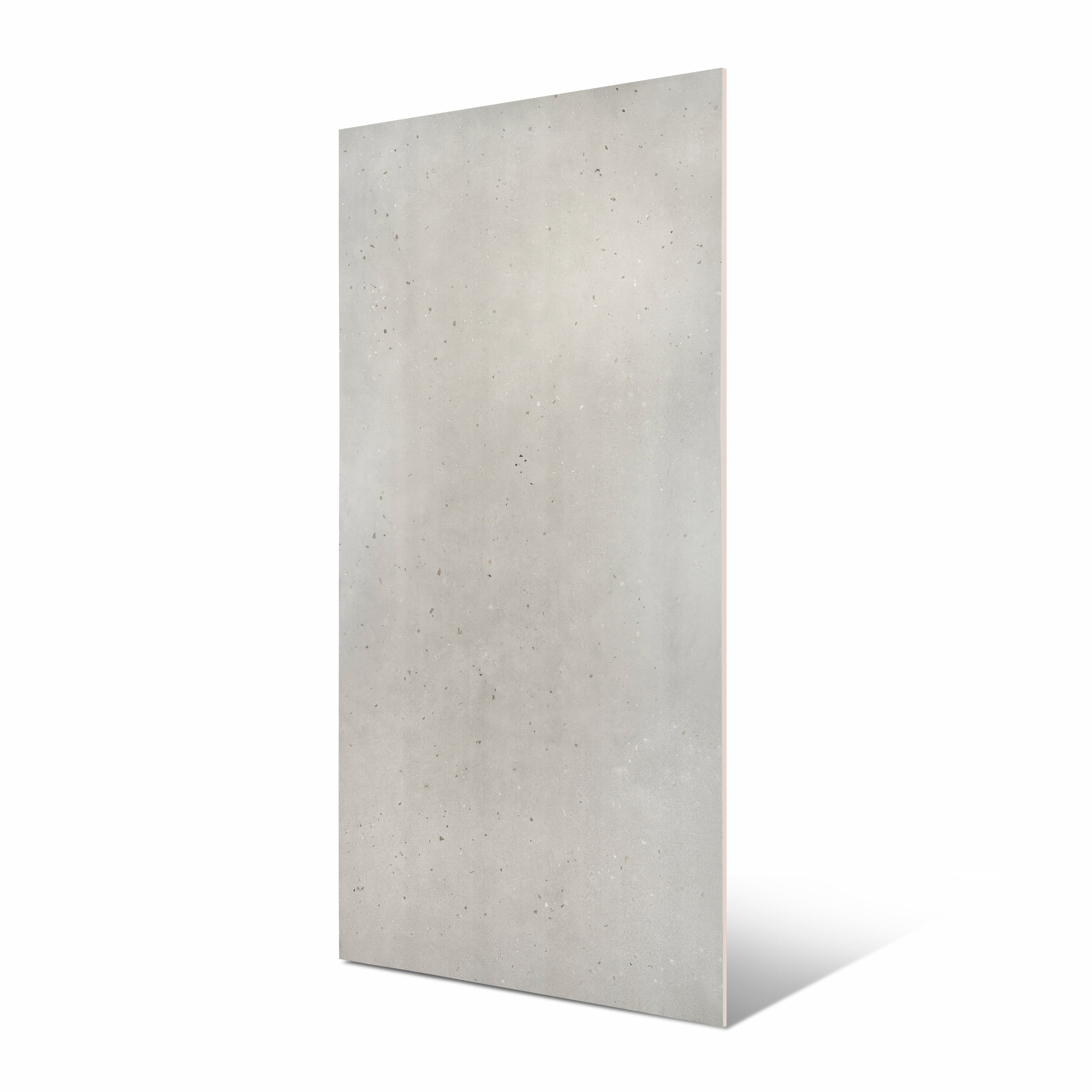 London Grey 120x240cm matt porcelain tile with 09mm thickness. Sleek grey tone, seamless matt finish, ideal for modern walls and floors.a