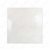 Elegant Crema glossy porcelain tile 120x120cm displayed on easel against luxury marble backdrop for UAE interior design