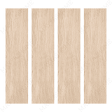 Emient Crema 20x120cm Matt Porcelain Tile, 09MM, Cream Wood Look