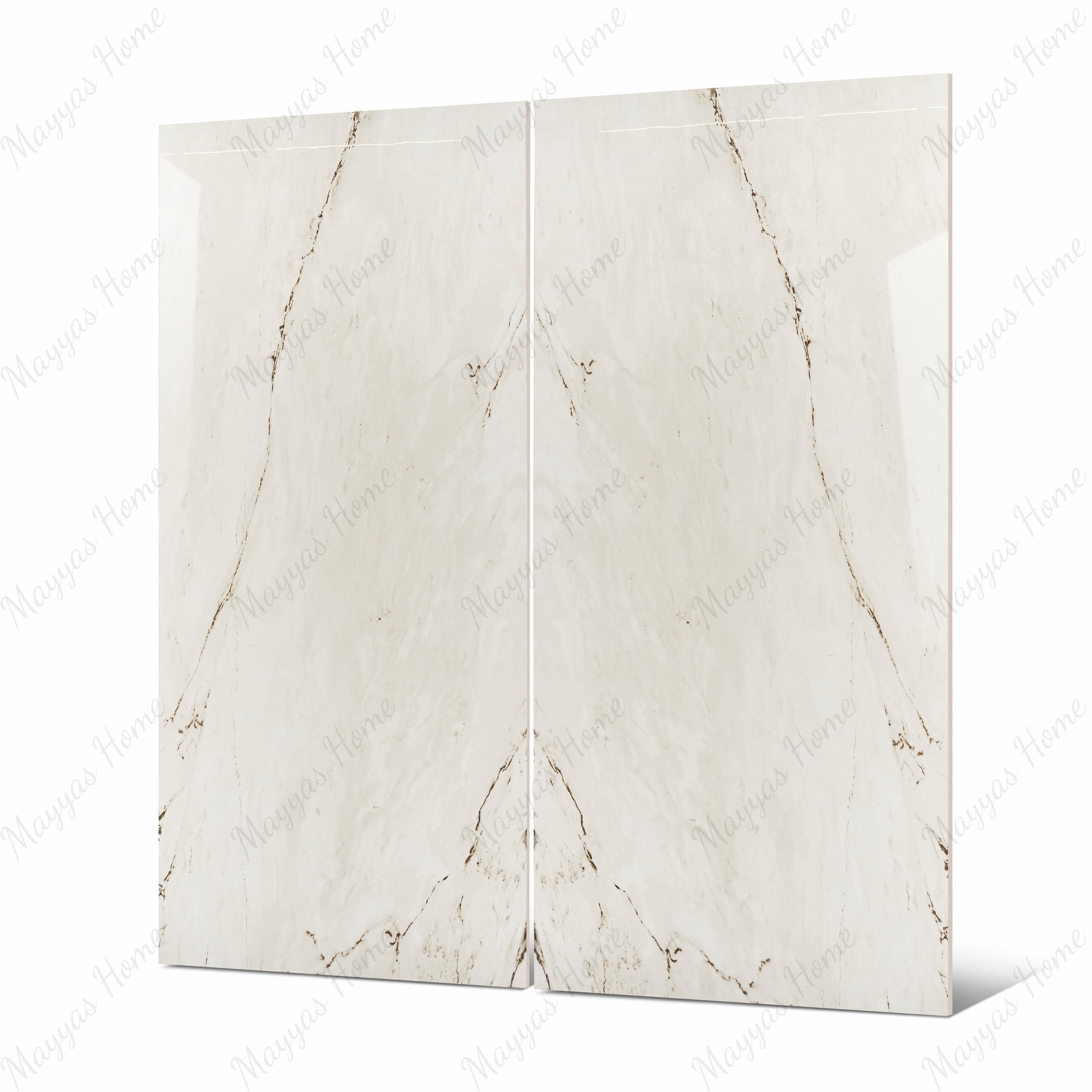Cararra Geona Gold 120x240cm glossy tile with elegant golden veining and marble appeal. Perfect for luxury walls, floors, and premium interiors.