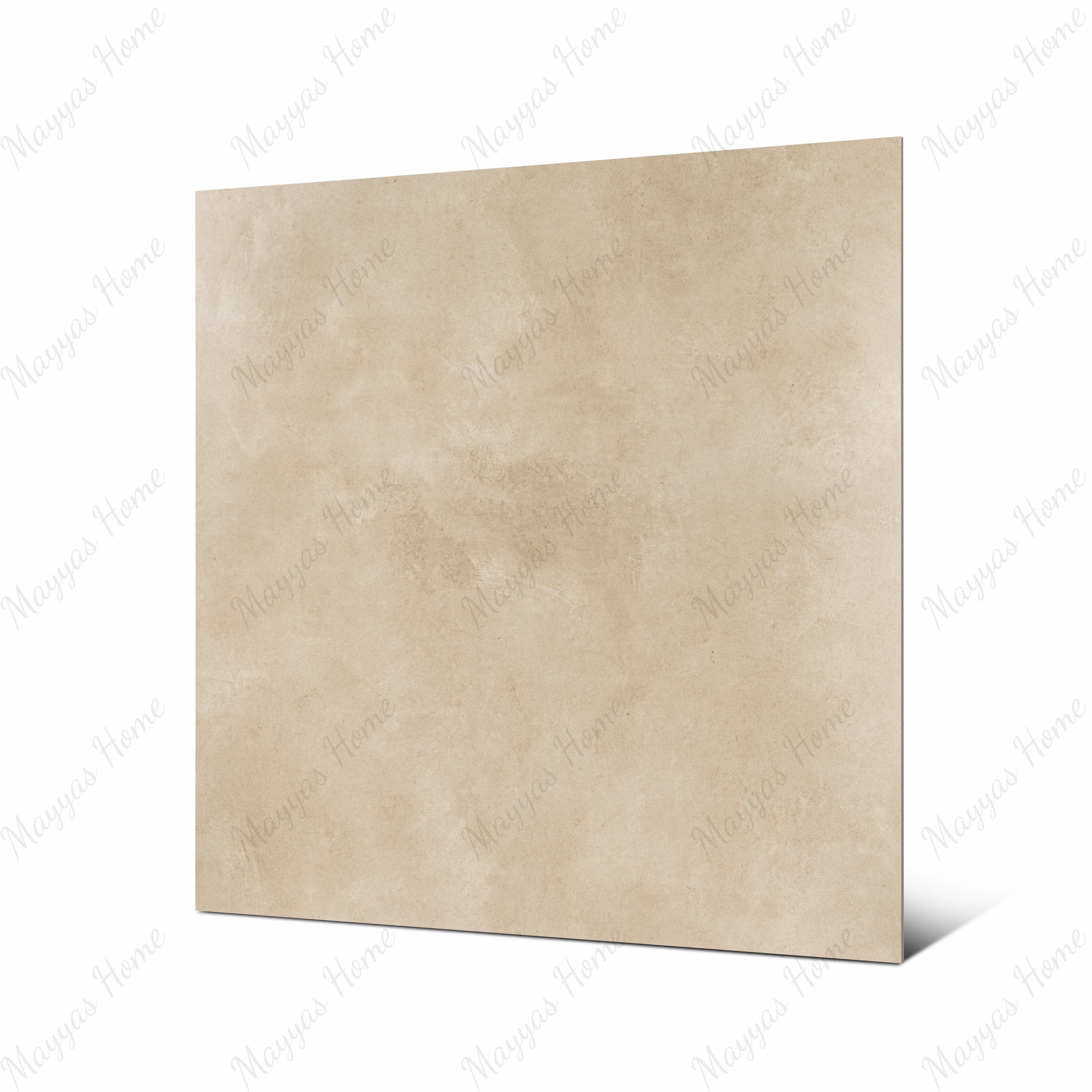 Azure Crema Lite 120x120cm matt porcelain tile with soft cream tones. Durable, elegant, and ideal for timeless modern interiors.