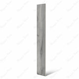 Arizon Grigio porcelain plank flat view showing rustic grey wood grain with natural knots, saw-cut texture, and cool tonal variation