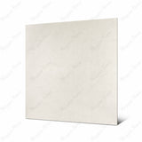 Oslo Pearl 120x120cm matte porcelain tile flat view showing soft ivory stone surface with delicate natural veining