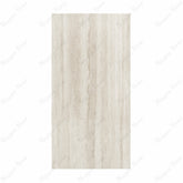 Travertine Vain Lait 120x240cm baby satin matt tile. Creamy travertine-inspired design with a soft finish, perfect for elegant modern interiors.