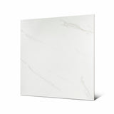 Smoke White 120x120cm matt porcelain tile with subtle grey veining. Durable, stylish, and perfect for modern floors and walls.
