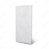 White Travertine matt porcelain tile 60x120cm x 2mm with elegant stone texture, durable large format surface ideal for modern floors, walls and premium interiors.