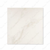 Cecelia Gold 120x120cm matt porcelain tile with soft cream base and golden veining. Elegant, durable, and ideal for modern luxury interiors.