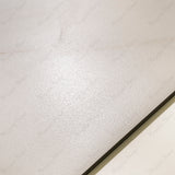 Cecelia Gold 120x120cm matt porcelain tile with soft cream base and golden veining. Elegant, durable, and ideal for modern luxury interiors.