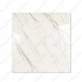 Shop STATUARIO ANGEL large format porcelain tiles (120x120cm) with a 9MM glossy finish and premium white marble effect. Durable, scratch-resistant, and easy to install. Perfect for luxurious interiors.