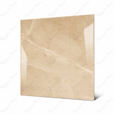 ARMANI BEIGE – 120x120cm glossy marble effect porcelain tile. Durable, elegant, and ideal for luxurious modern interiors and high-traffic spaces.
