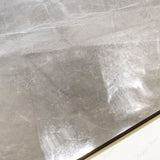 ARMANI ROMANO – 120x120cm glossy porcelain tile with beige marble effect. Ideal for elegant, modern interiors with seamless large format appeal.