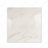 ELITE WHITE – 120x120cm glossy porcelain tile featuring premium white marble design. Large format tile perfect for elegant, durable flooring and wall applications.