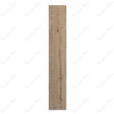 Arizon Crema wood-look porcelain plank flat view showing warm natural oak grain, saw-cut texture, and rustic knots for UAE interior design