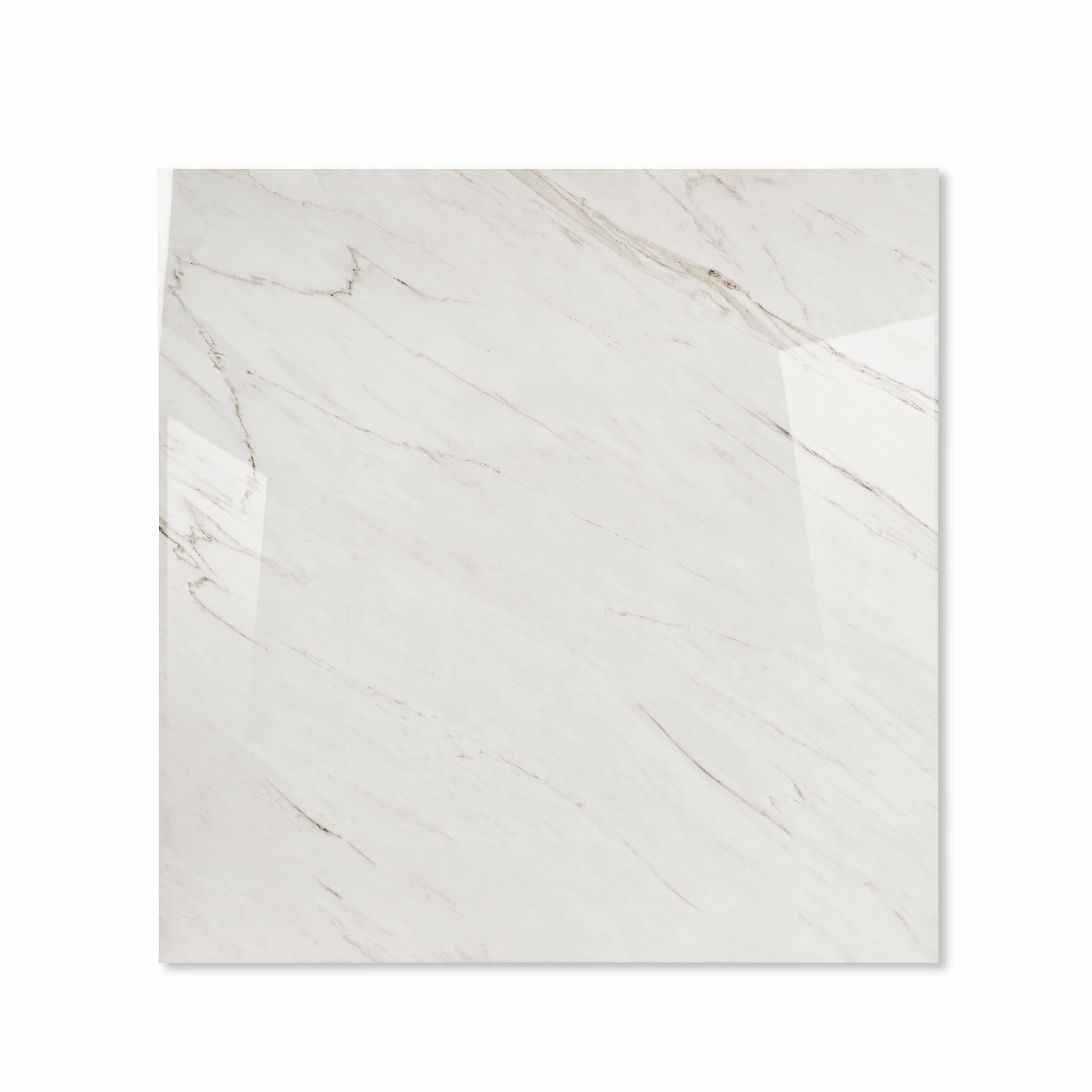 CAVALLO – 120x120cm glossy porcelain tile with sleek marble look. Large format tile designed for modern, stylish interiors with durability and shine.