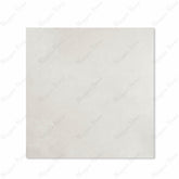 Calcutta White matte porcelain tile 120x120cm displayed on easel against luxury marble backdrop showing Calacatta veining for UAE interiors