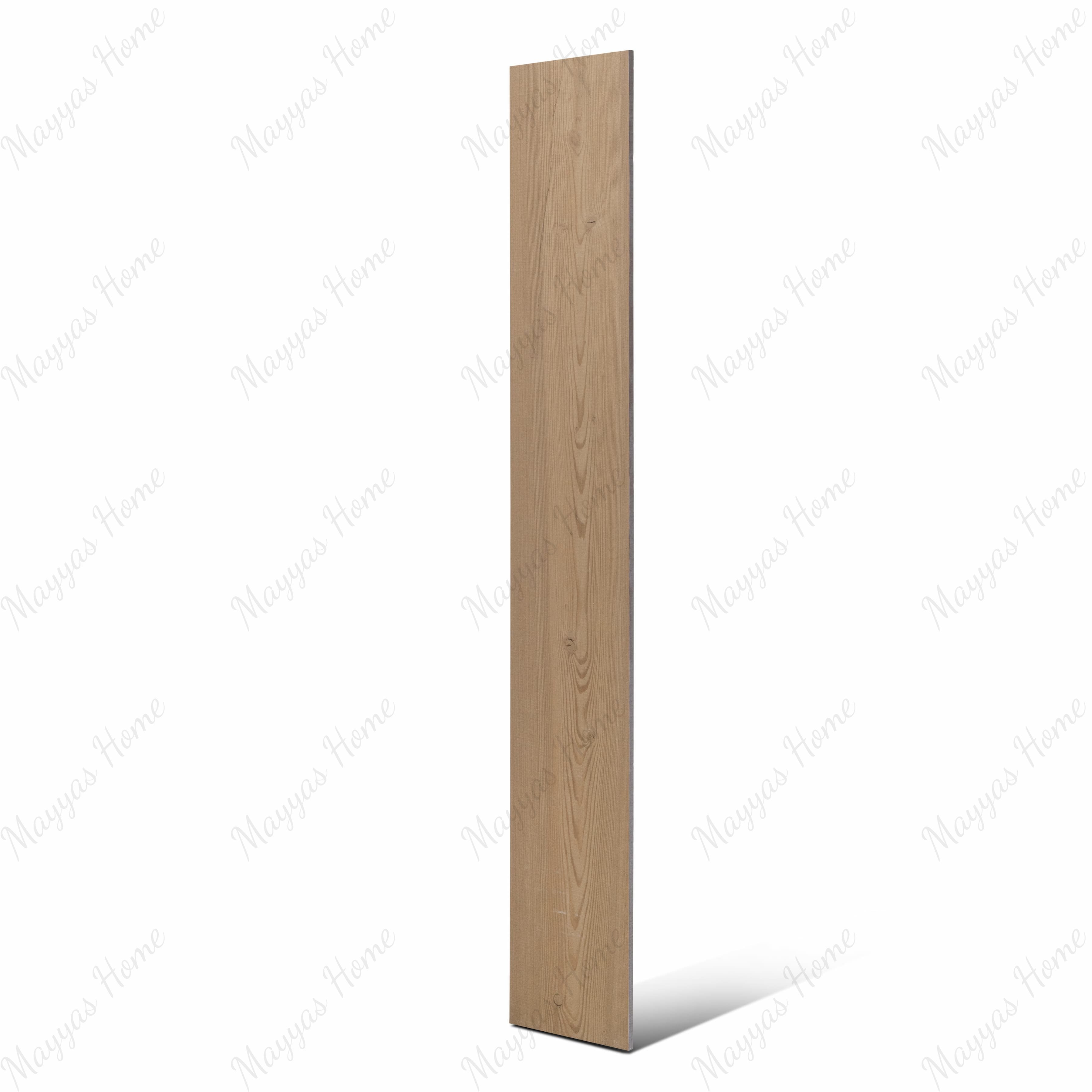 GLASS CREMA 20x120cm tile features a matte cream wood-look finish, 09MM thick—perfect for bright, modern interiors with durability and easy maintenance.