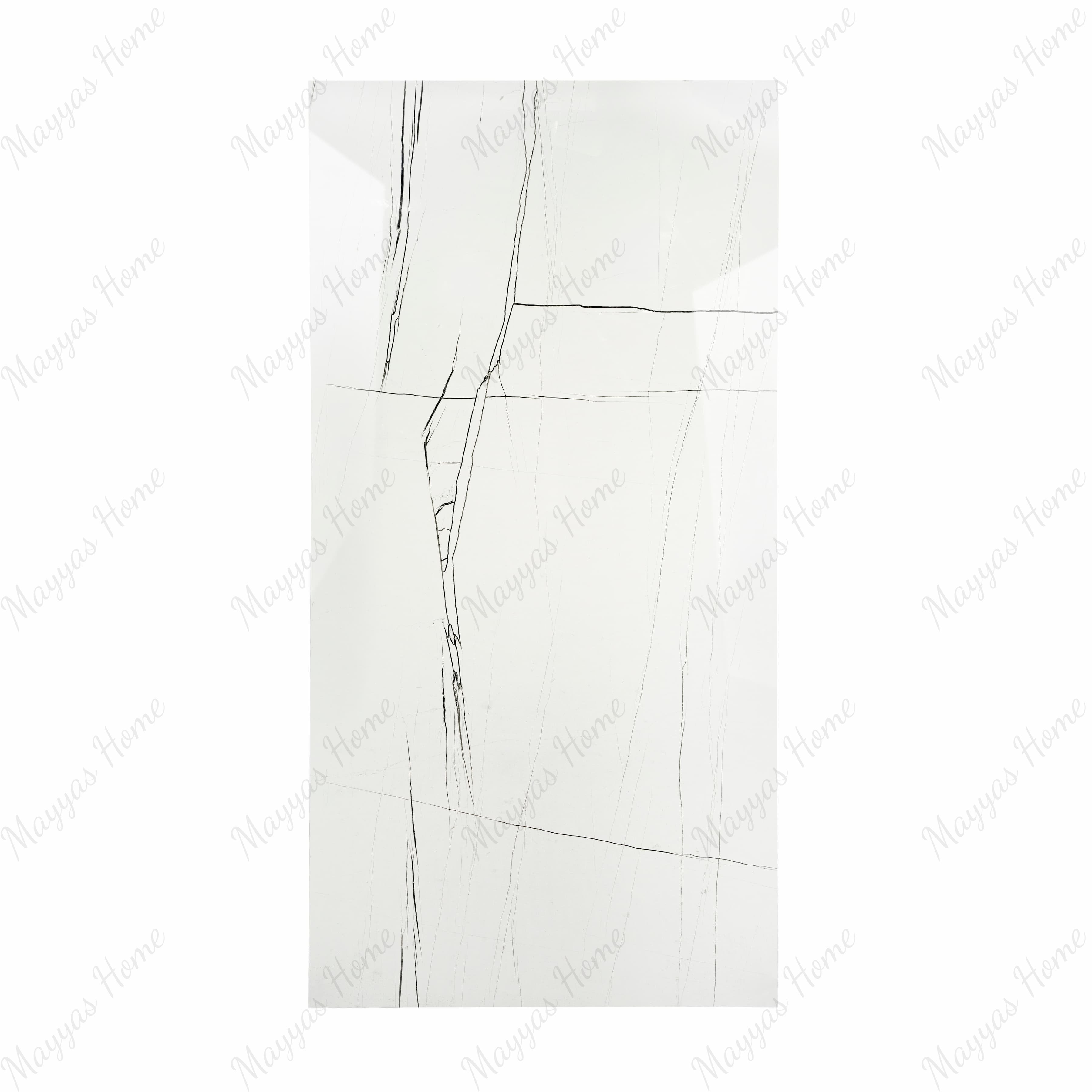 Linear Grey 120x240cm glossy tile with sleek grey tones and polished surface. Perfect for modern interiors with a refined, seamless look.