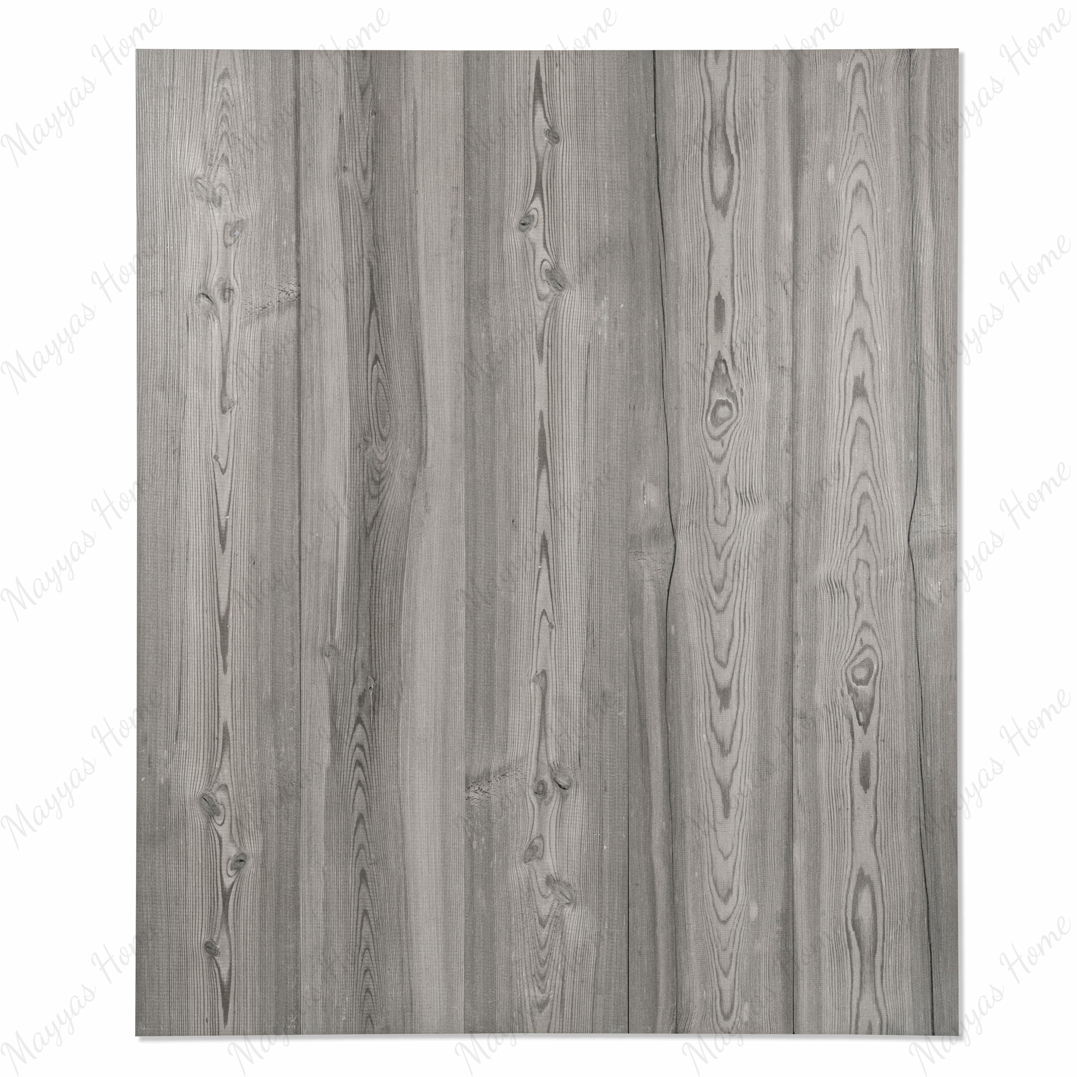 Mosaici Natural large format porcelain wood-look plank angled view highlighting matte finish, realistic aged pine texture, and rectified edges