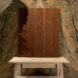Durable bronze wood-look porcelain tile for living room and hallway floors