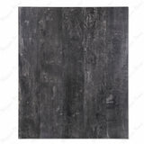 Close-up view of Speria Nero plank tile showing distressed wood grain finish