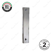 AISI 304 stainless steel shower panel with 15–25 second timed mixer tap, anti-hanging shower head and anti-vandal design for commercial facilities in UAE.