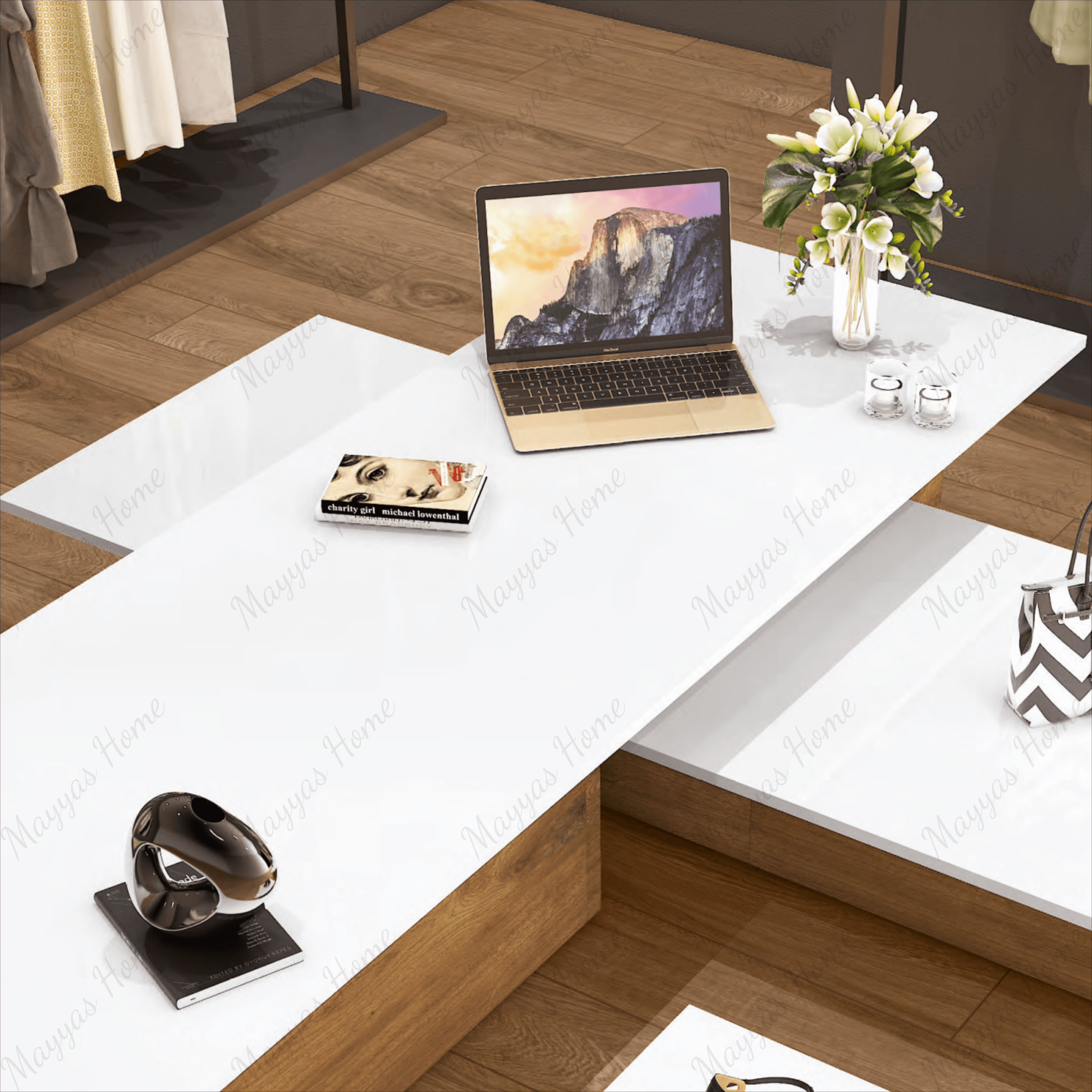 Achieve a sleek, modern look with elegant stone look tiles featuring a luminous polished finish in premium large format tiles.