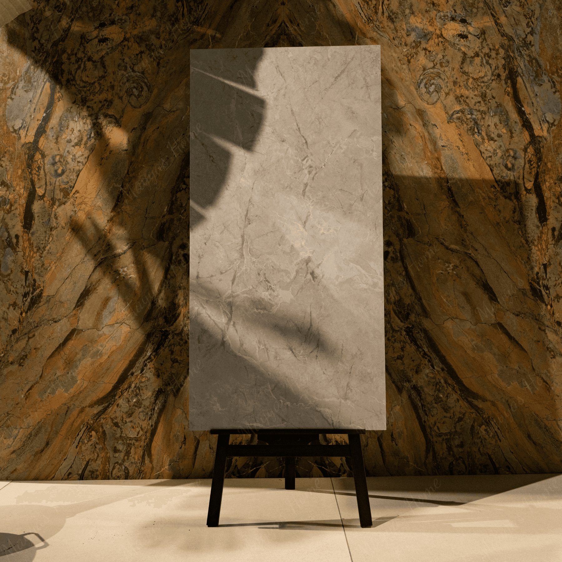 Add a modern touch with Impast Grey 60x120cm tiles featuring a Random Sugar Surface. Sleek and durable, perfect for trendy interiors in UAE.