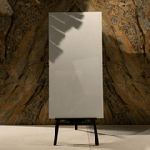 Agata Bianco porcelain tile 60x120cm 9mm thickness, white agate marble look design, durable porcelain tile for luxury floors and walls.