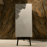 Agata Bianco porcelain tile 60x120cm 9mm thickness, white agate marble look design, durable porcelain tile for luxury floors and walls.