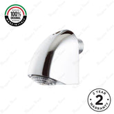 Anti-hanging shower head with adjustable jet, wall-mounted design, G1/2 male connection and flow limiter options. Ideal for secure and commercial facilities in UAE.