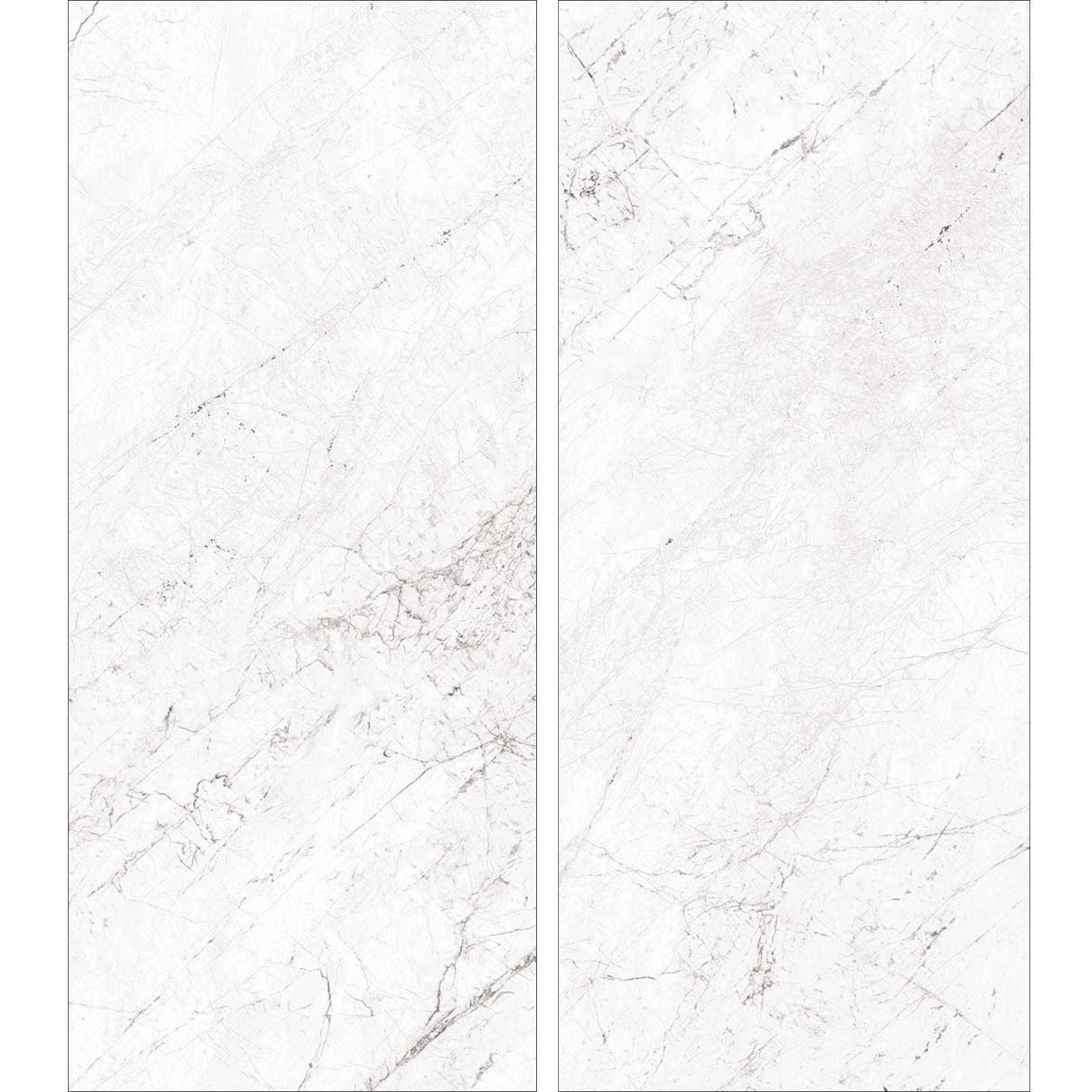 Arabesque Bianco glossy porcelain slab 120×280cm 6mm thickness. Large-format luxury wall slab with polished finish for modern interiors and premium spaces.