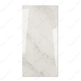 Arctic Flow Silver porcelain tile 60x120cm 9mm thickness, light grey marble look design, durable porcelain tile for modern floors and walls.