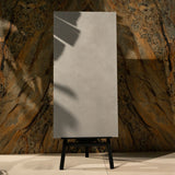 Arctic Pearl porcelain tile in 60x120cm size with elegant white tones, smooth texture and durable 9mm thickness, ideal for floors and walls.