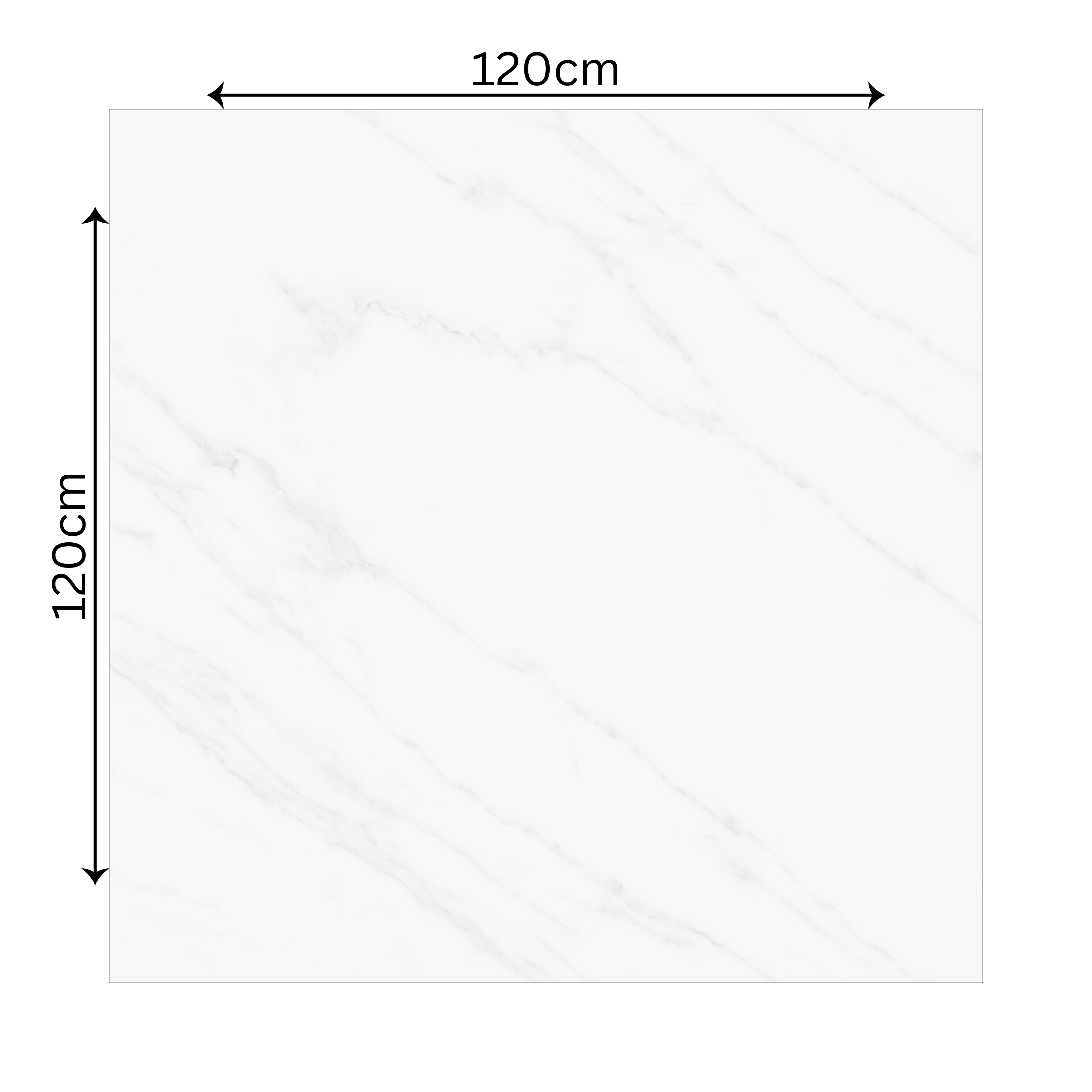 Arena Shine 120x120cm matt porcelain tile in soft beige. Elegant, durable, and ideal for walls and floors in both modern and classic interiors.