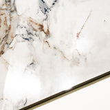 Aristo Statuario 80x160cm glossy porcelain tile, 09mm thick with bold marble veining. Elegant high-gloss finish, perfect for luxury interiors.