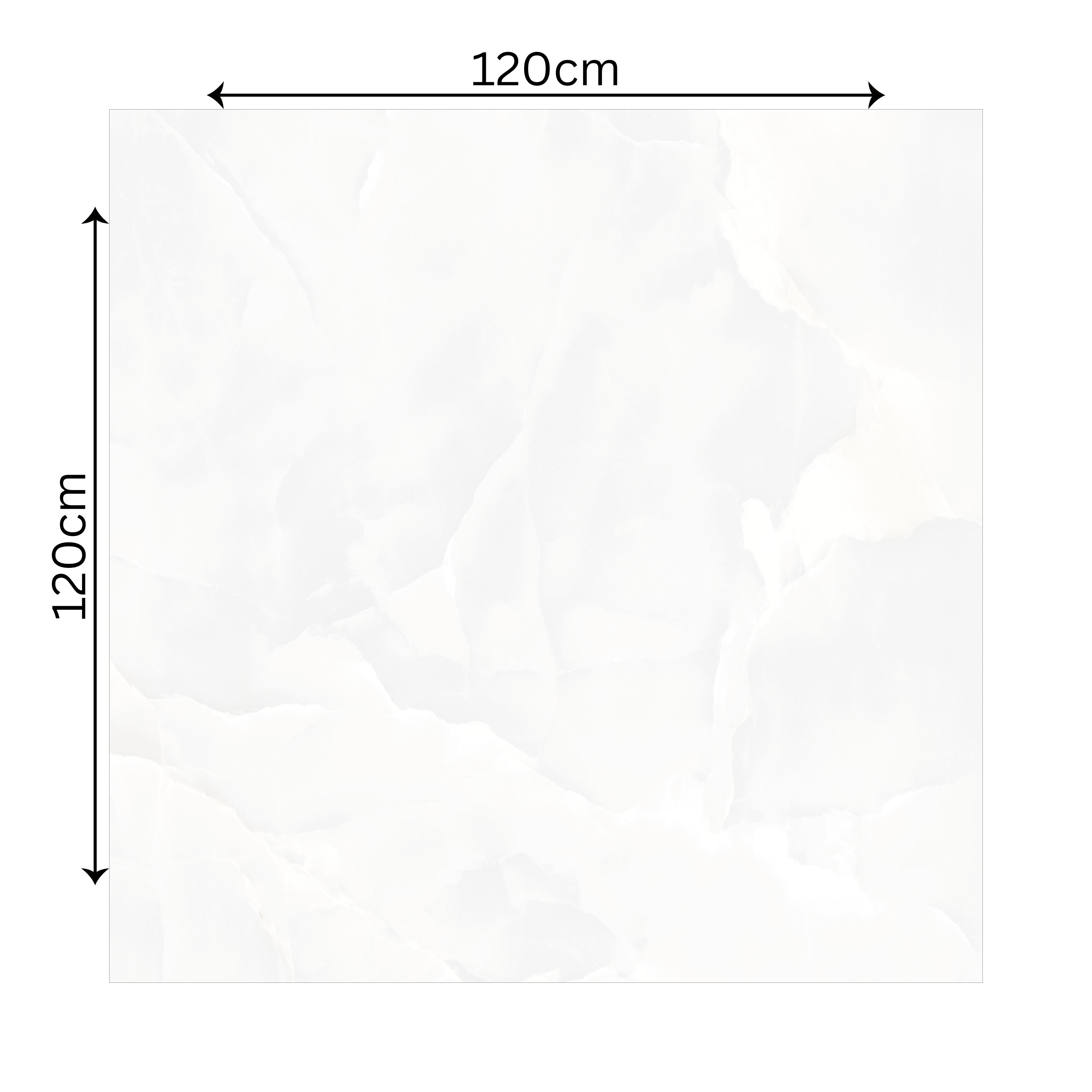 Artis Onyx 120x120cm glossy porcelain tile. Durable, elegant, and richly designed for bright, luxurious, and sophisticated interiors.