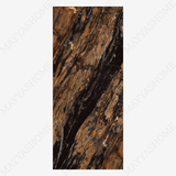 BLACK FOREST 120x278cm marble look tile with bold veining in a striking glossy finish. A premium large format tile for sophisticated interiors.