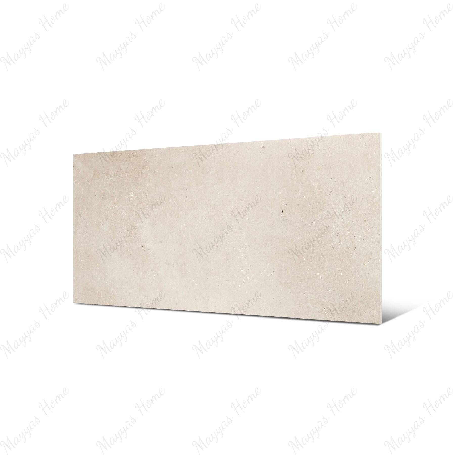 Barera Beige matt porcelain tile 60x120x2CM with natural stone look, durable large format surface ideal for modern floors, walls and premium interiors.