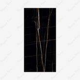 Black Beauty 120x240cm high glossy tile with rich black tones and elegant veining. Perfect for luxury interiors, feature walls, and modern spaces.