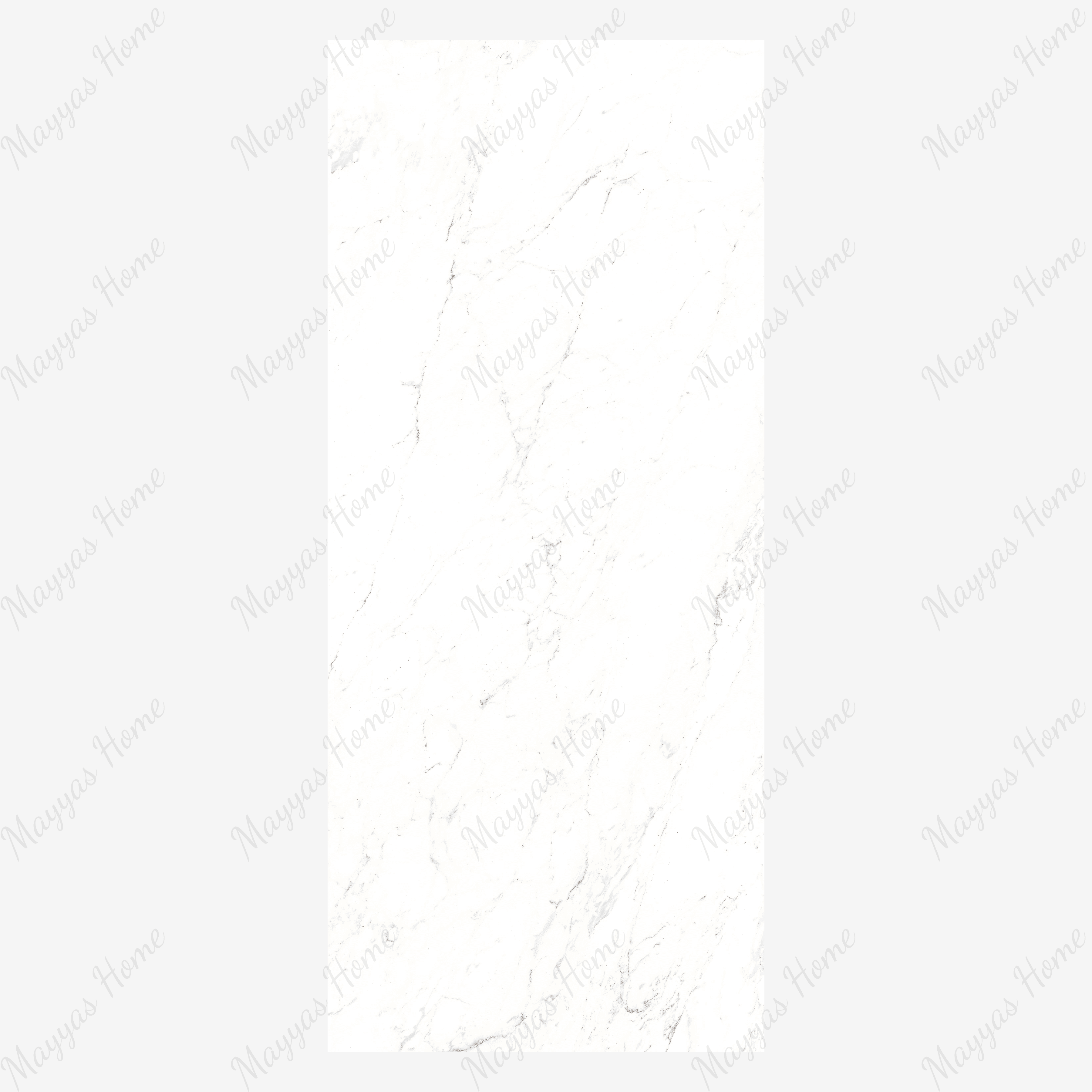 CARRARA NATURAL 120x278cm Carrara marble look tile with soft veins and a stunning glossy finish. A premium large format tile for luxurious interiors.