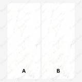 CARRARA NATURAL 120x278cm Carrara marble look tile with soft veins and a stunning glossy finish. A premium large format tile for luxurious interiors.